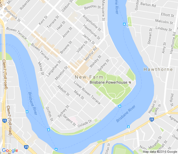 Map of NEW FARM QLD