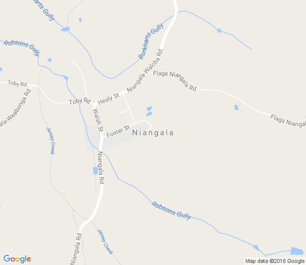 Map of NIANGALA NSW