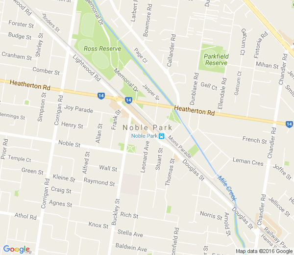 Map of NOBLE PARK VIC