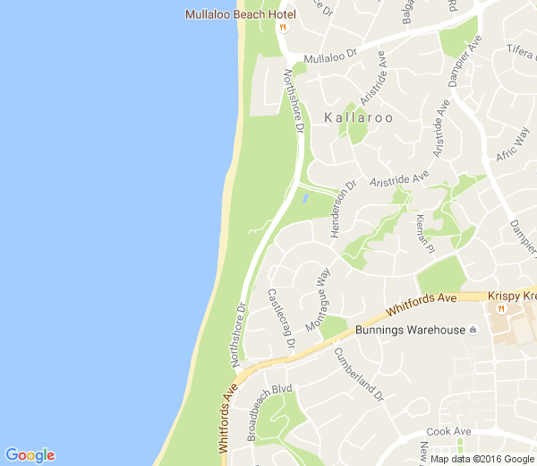 Map of NORTHSHORE WA