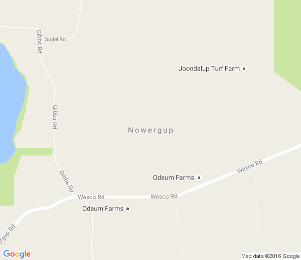 Map of NOWERGUP WA
