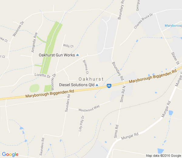 Map of OAKHURST QLD