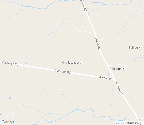 Map of OAKWOOD NSW