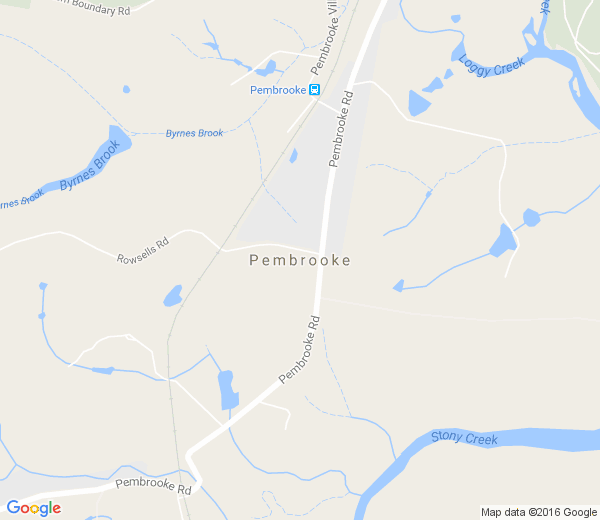 Map of PEMBROOKE NSW