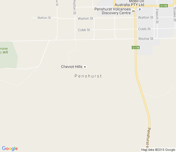 Map of PENSHURST VIC