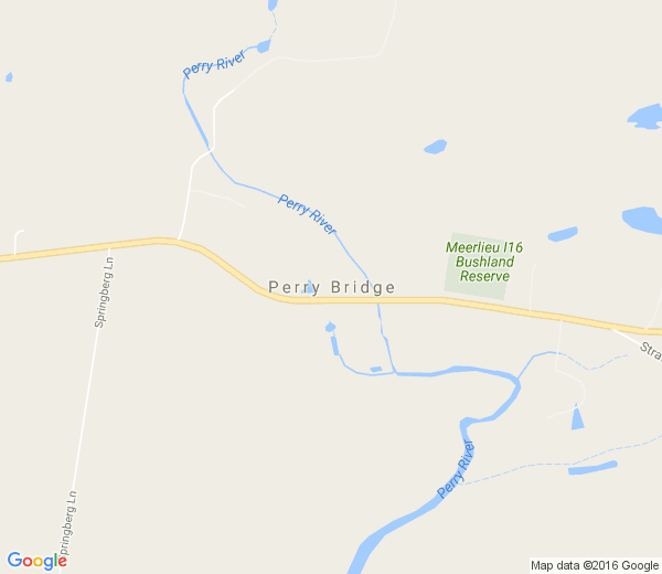 Map of PERRYS BRIDGE VIC