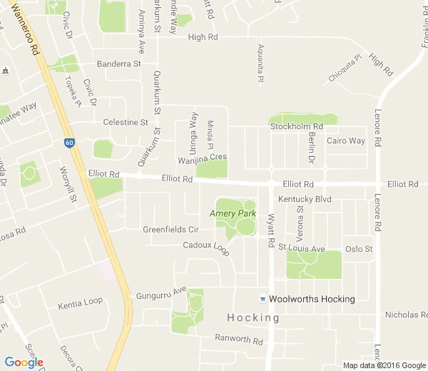 Map of PINJAR WA
