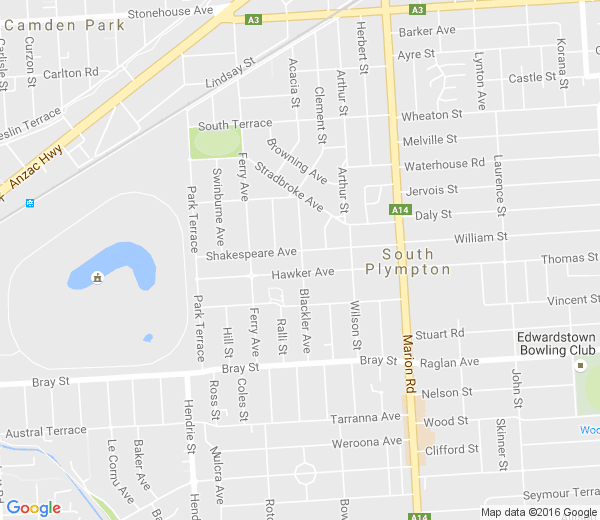 Map of PLYMPTON PARK SA