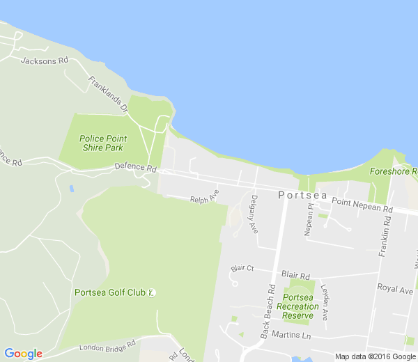 Map of POINT NEPEAN VIC