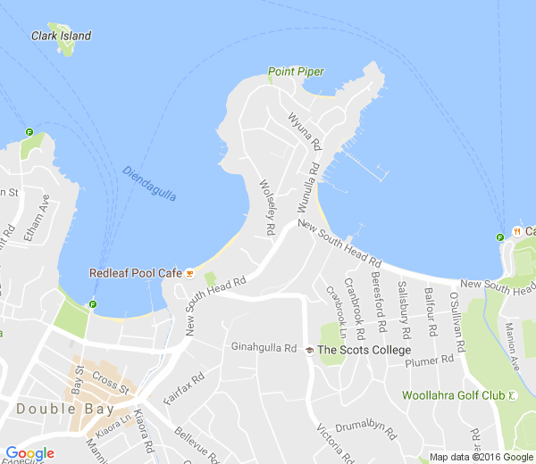 Map of POINT PIPER NSW
