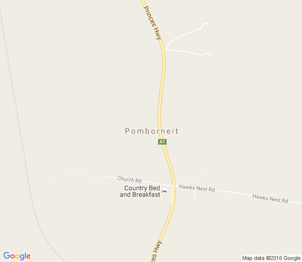 Map of POMBORNEIT VIC