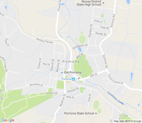 Map of POMONA QLD