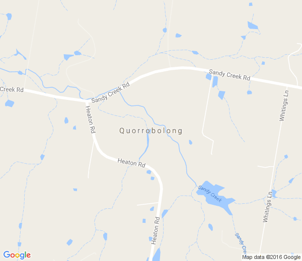 Map of QUORROBOLONG NSW