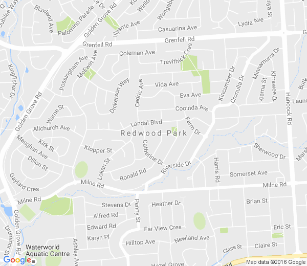 Map of REDWOOD PARK SA