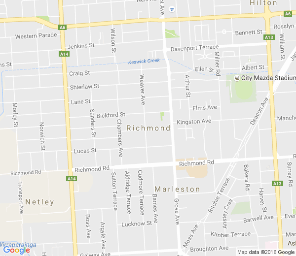 Map of RICHMOND SA