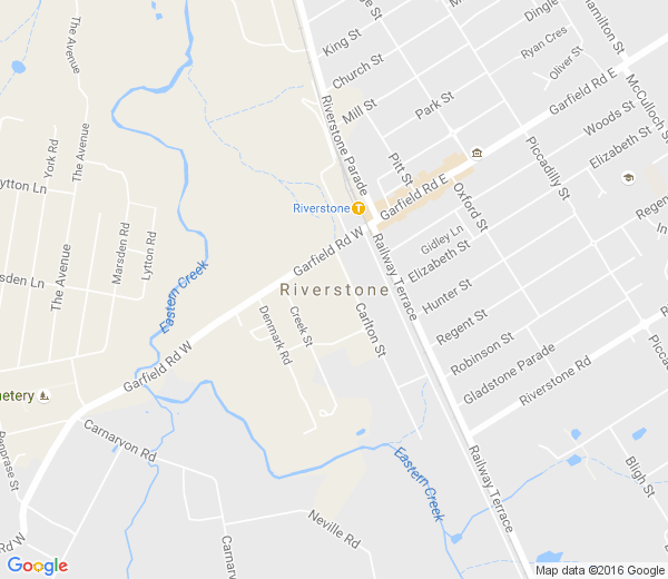 Map of RIVERSTONE NSW