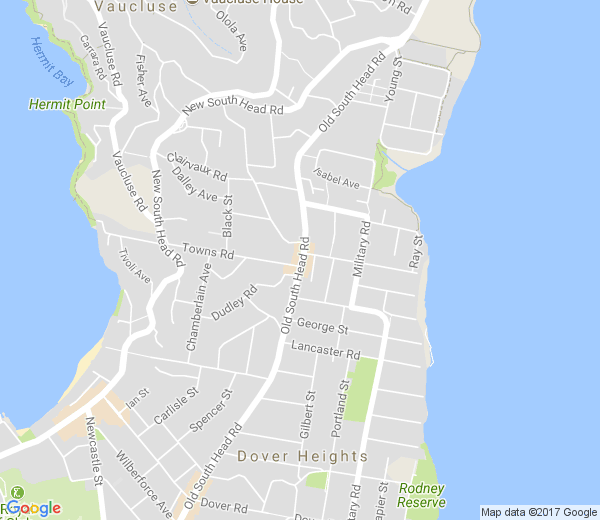 Map of ROSE BAY NORTH NSW