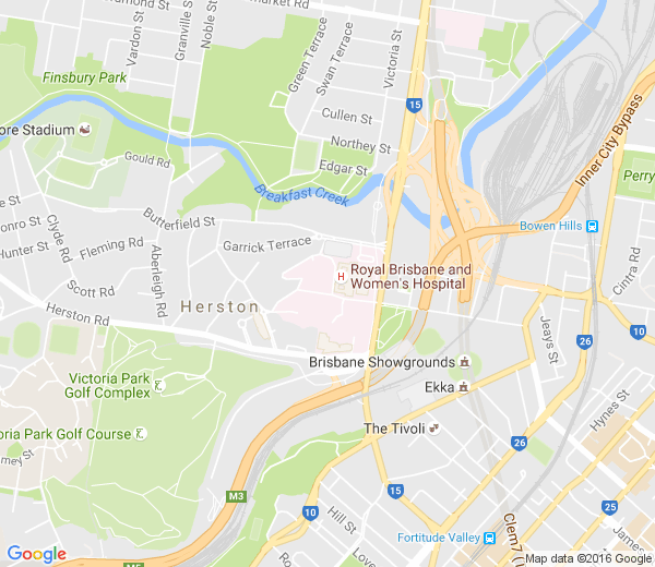 Map of ROYAL BRISBANE HOSPITAL QLD