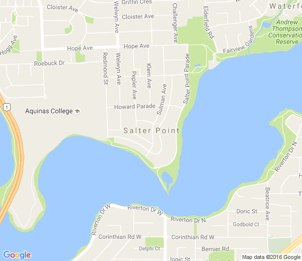 Map of SALTER POINT WA