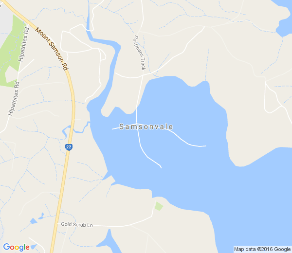 Map of SAMSONVALE QLD