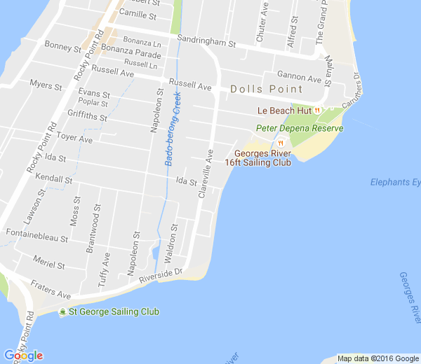 Map of SANDRINGHAM NSW