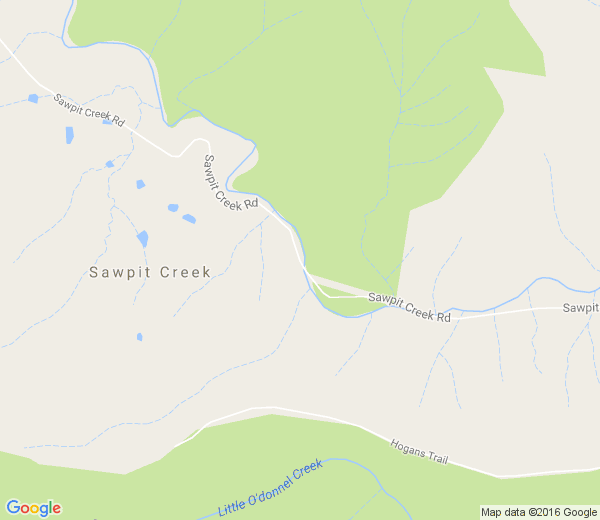 Map of SAWPIT CREEK NSW