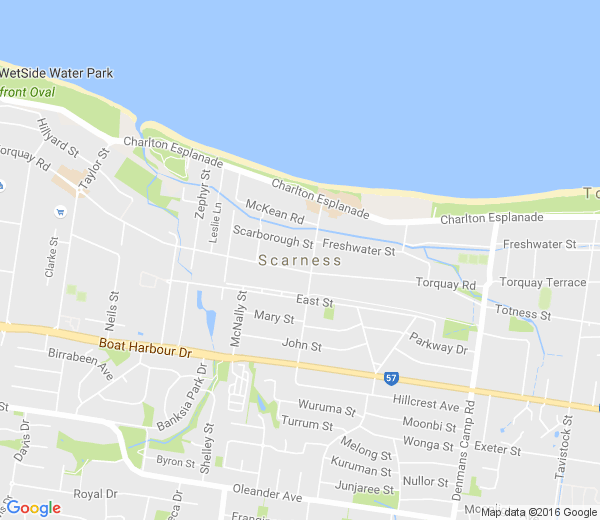 Map of SCARNESS QLD