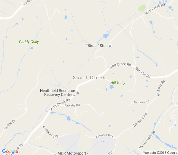 Map of SCOTT CREEK SA