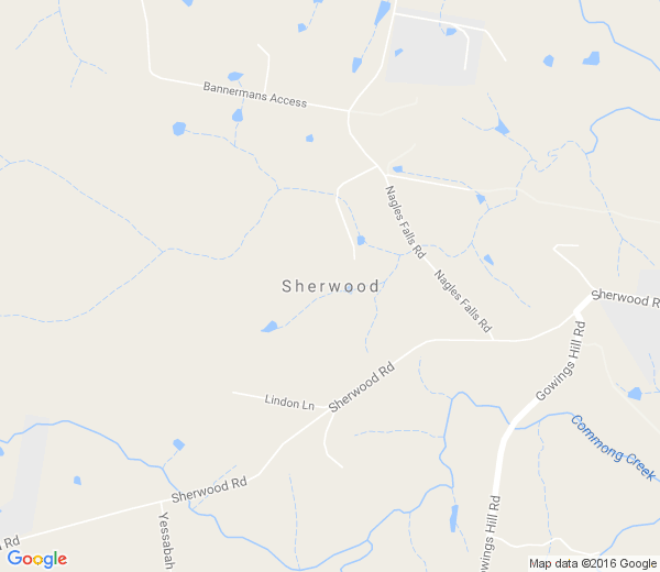 Map of SHERWOOD NSW