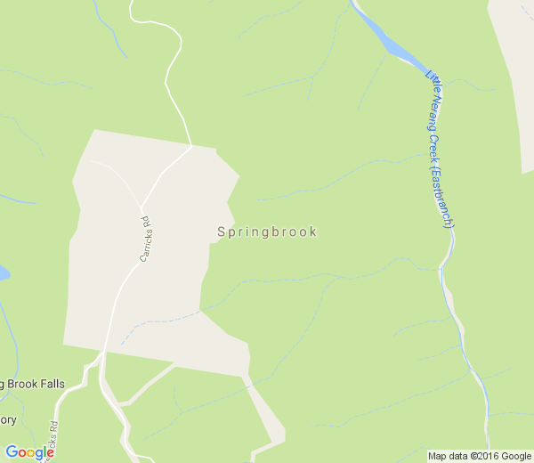 Map of SPRINGBROOK QLD