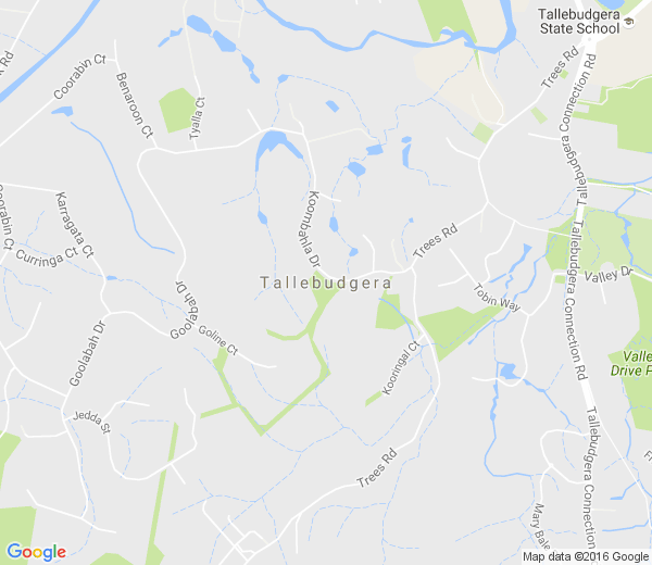 Map of TALLEBUDGERA QLD