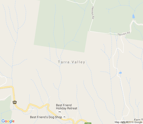 Map of TARRA VALLEY VIC