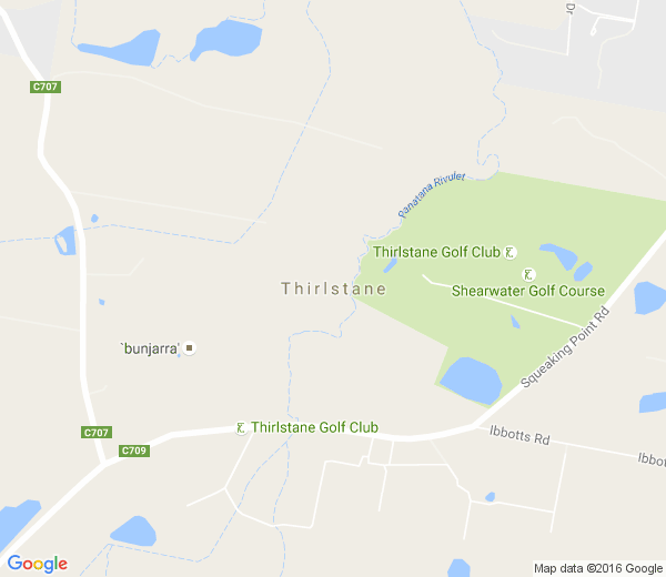Map of THIRLSTANE TAS