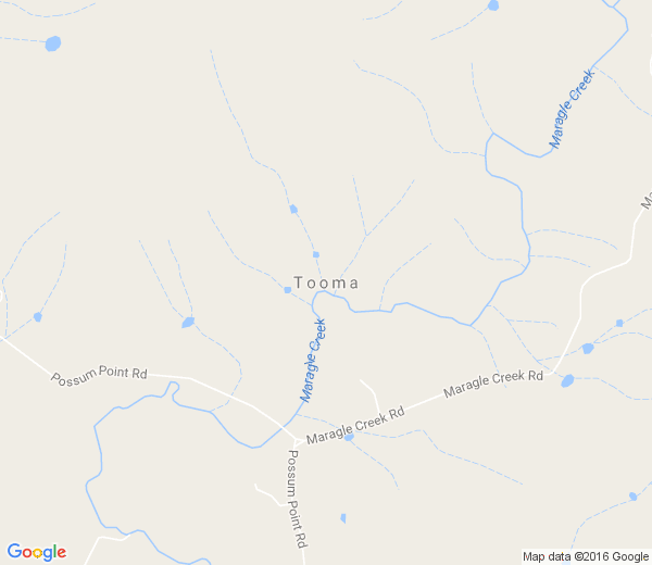 Map of TOOMA NSW