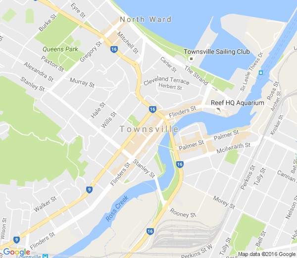 Map of TOWNSVILLE WEST QLD