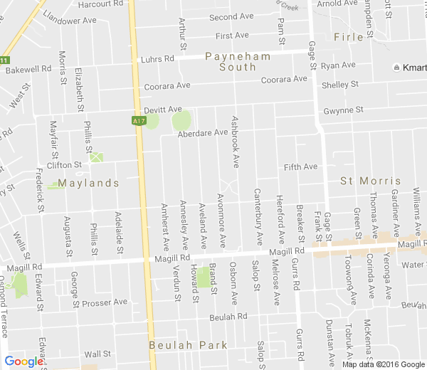 Map of TRINITY GARDENS SA