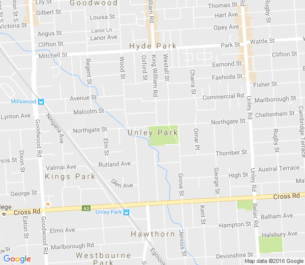 Map of UNLEY PARK SA
