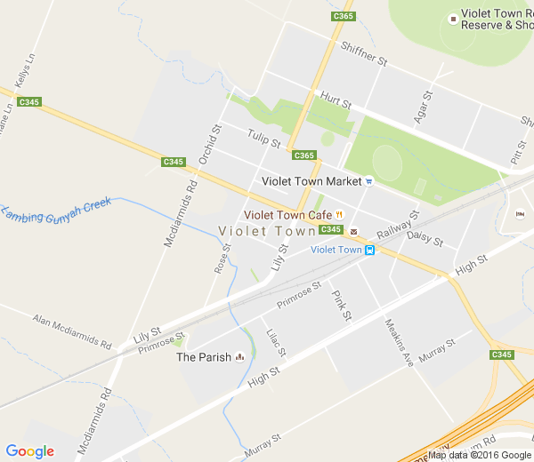 Map of VIOLET TOWN VIC