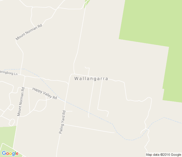 Map of WALLANGARRA QLD