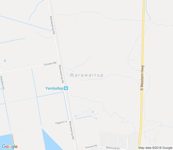 Map of WARRAWARRUP WA