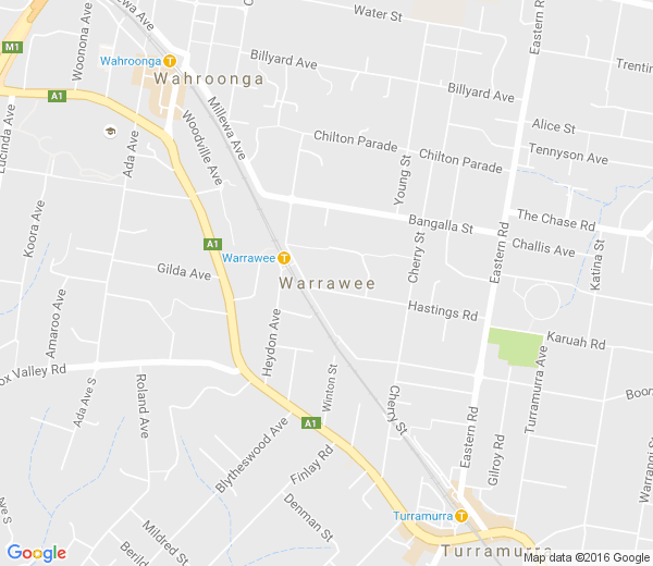 Map of WARRAWEE NSW