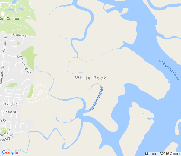 Map of WHITE ROCK QLD