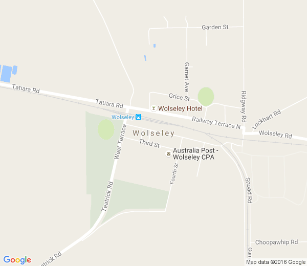 Map of WOLSELEY SA