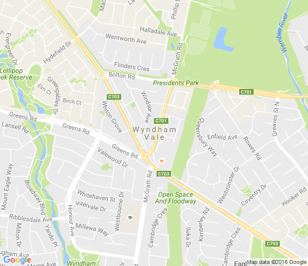 Map of WYNDHAM VALE VIC