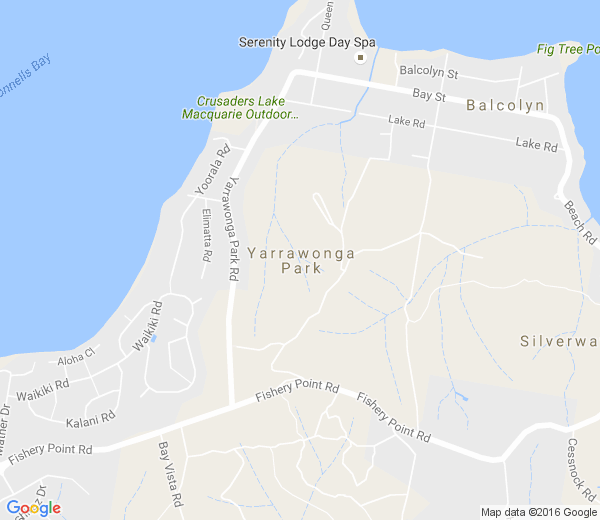 Map of YARRAWONGA PARK NSW